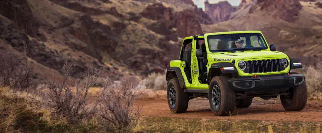 Jeep Wrangler Rubicon en terreno off-road